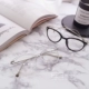Phiên bản tiếng Hàn của gió đại học retro gương phẳng nam nữ thời trang màu đen hoang dã đồng bằng khung hình bầu dục kính cận kính kính mắt cho bé Kính