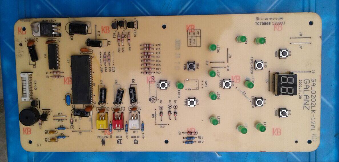 Galanz air conditioner computer display panel control panel GAL0202LK-12AL