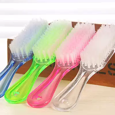 Shoe brush Crystal Brush long handle bristles cleaning brush custom printing LOGO housework brush washing clothes brush