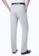 Playboy Men Silk Silk Quần nam Mùa hè mỏng kinh doanh Quần thường miễn phí Hot Straight Quần trung niên quần vải caro Suit phù hợp
