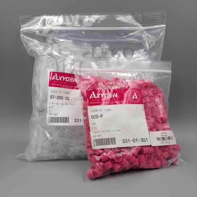 Axygen 1.5ml可立红色盖棕色冻存管 ST-150-SS-X+SCO-R 500支/套