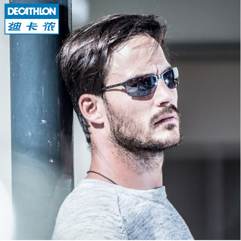 迪卡侬 金属城市太阳眼镜男女潮人新款防紫外线方形墨镜 ORAO