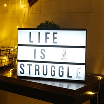 Net red night light Bedroom creative letter light box Girl heart dormitory romantic room decoration LED lights