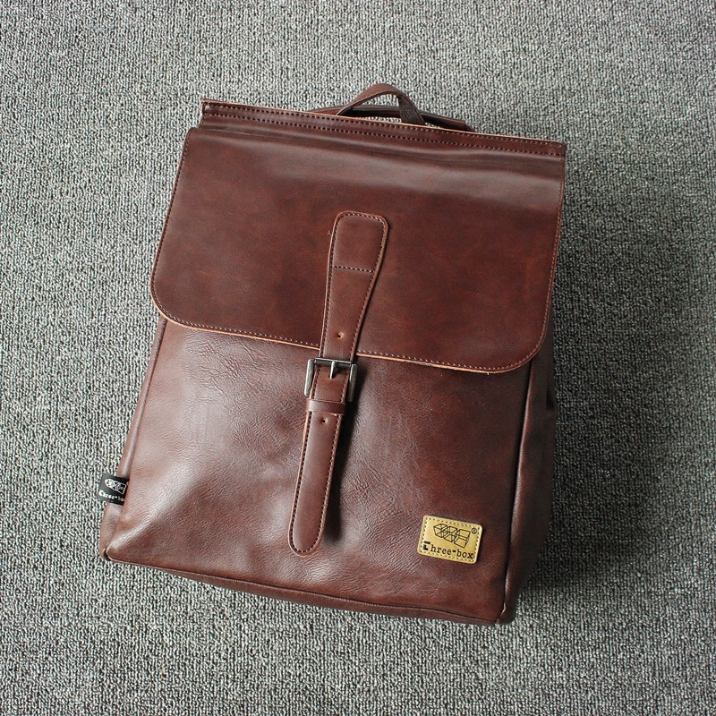 New post-Shoulder Bag Three Boxes Tide Pint Fuku Bag student Bag Buckle Satchel Satchel for men and women Outdoor Shoulder Bag