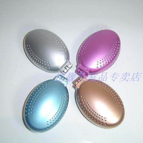 Professional beauty hair care and credibility store convenient and cute dual-use with mirror folding comb tool