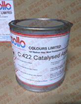 British APOLLO Apollo screen printing ink glass metal nylon ink C422 sky blue including 13% tax