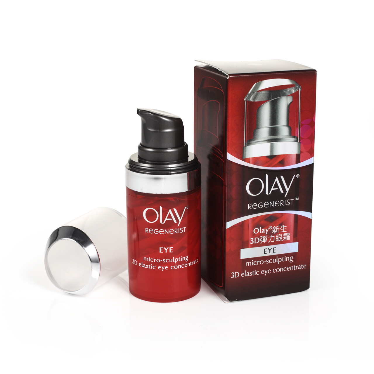 Olay玉兰油 新生塑颜3D弹力眼霜 保湿去细纹黑眼圈眼袋护眼霜15ml
