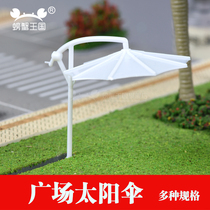 DIY sand disc fit view 1:75 1:100 1:150 1200 1200 outdoor mini square beach sun umbrella model
