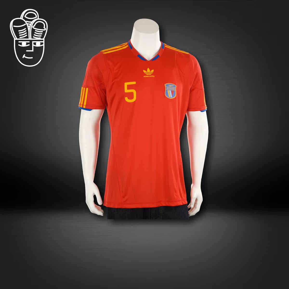 阿迪达斯 Adidas Futebol Spain 三叶草男子短袖 T恤 西班牙队