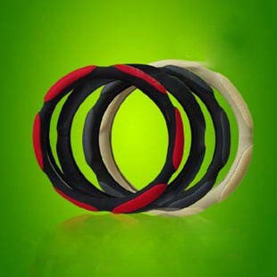 超透气 三明治 环保3D 立体 防滑 方向盘套 把套 sm0016