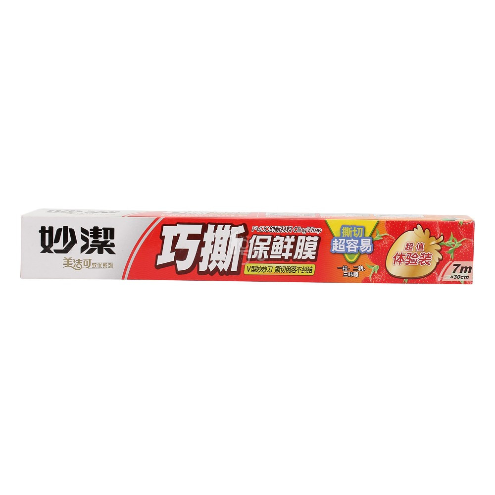 妙洁 巧撕保鲜膜超值体验装 30cm*7m 一号店