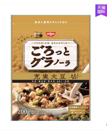 日本日清女性专研大豆/抹茶/水果谷物/土豆粉燕麦片200g*4包