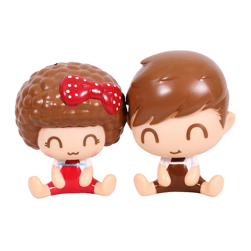 摩丝娃娃 汽车摇头公仔车载娃娃 车上摆件摆设 车内可爱装饰品