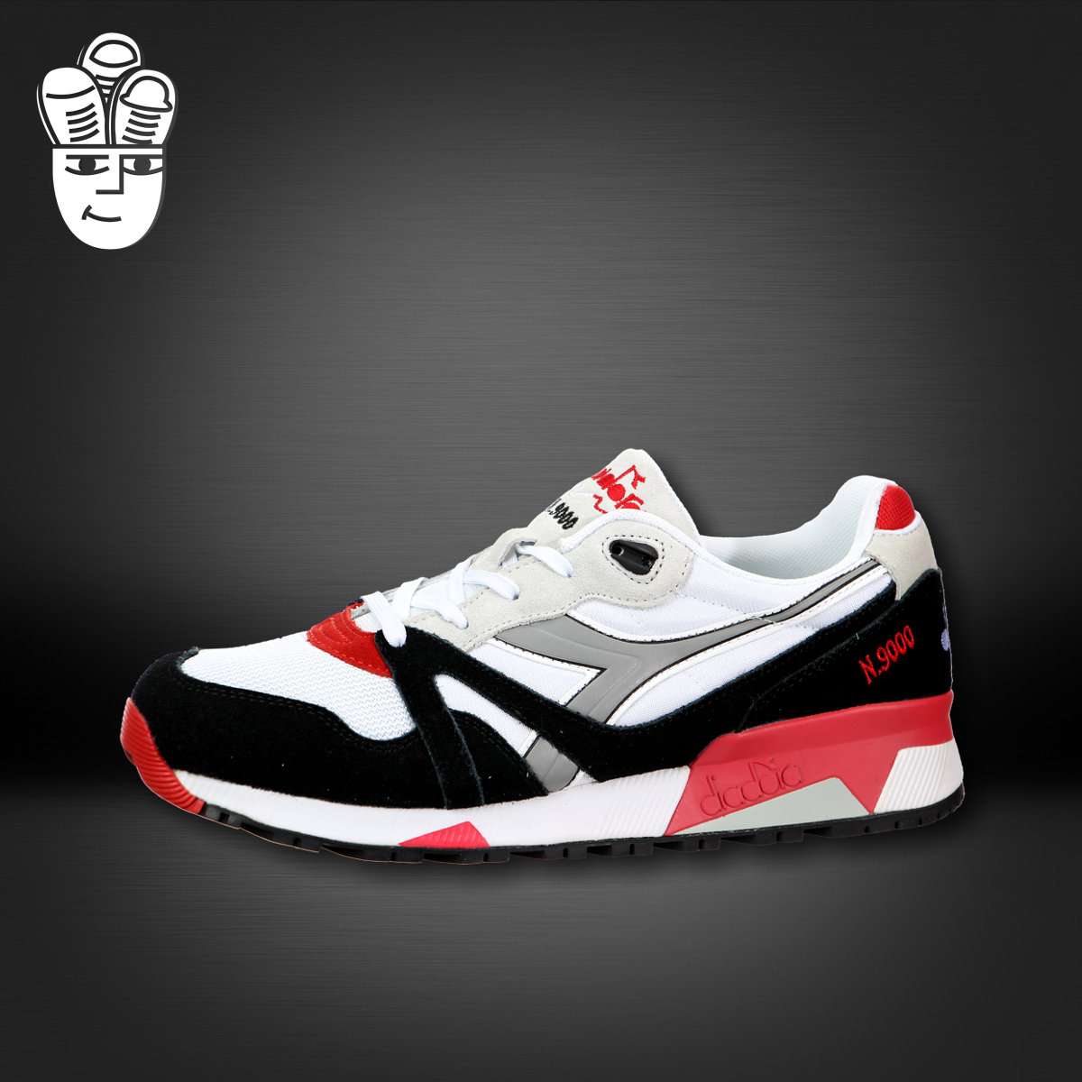 Diadora N.9000 迪亚多纳男子复古跑鞋 运动休闲鞋 多色入