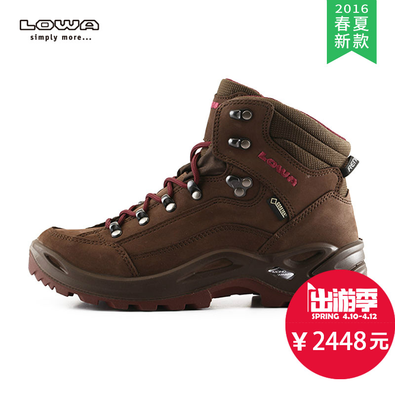 【2016春夏新款】LOWA 多彩女式中帮鞋-Renegade GTX L320945