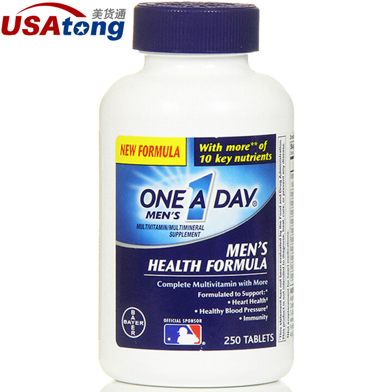 Bayer One A Day 男性复合维生素 矿物质 250粒