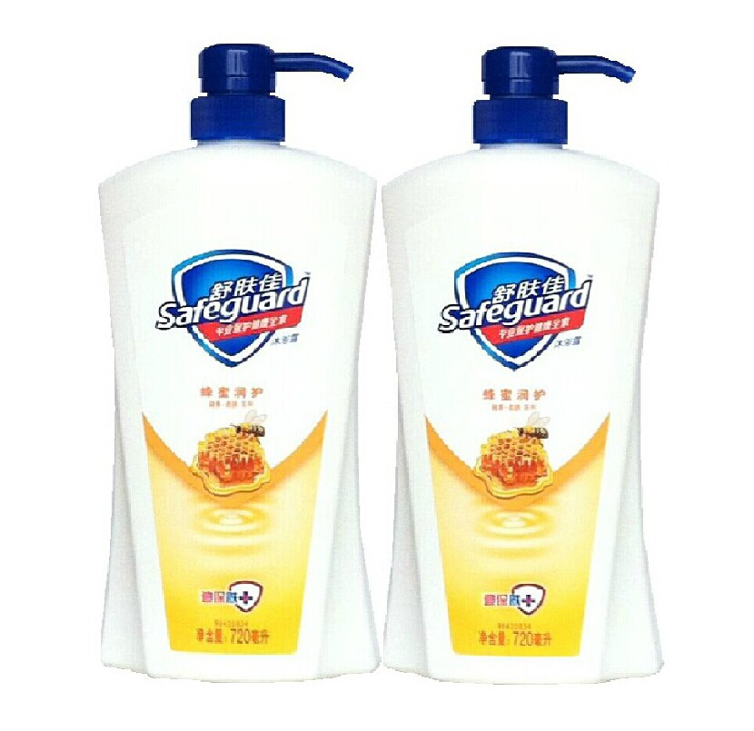 舒肤佳沐浴露  蜂蜜润护720ml*2瓶 健康柔肤