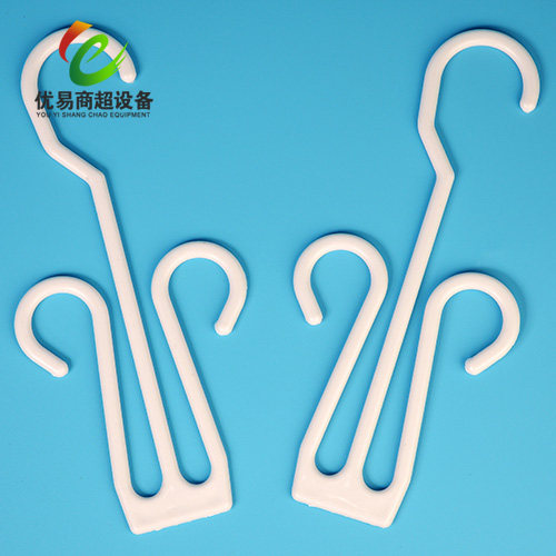 Slippers Rack Sandals Rack Deshoe Hooks Cotton Shoes Hooks Large herringbone towed white plastic hooks sandals Show off