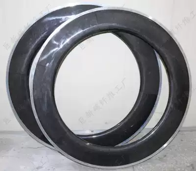 700C 80mm high carbon fiber ring aluminum brake edge open carbon knife