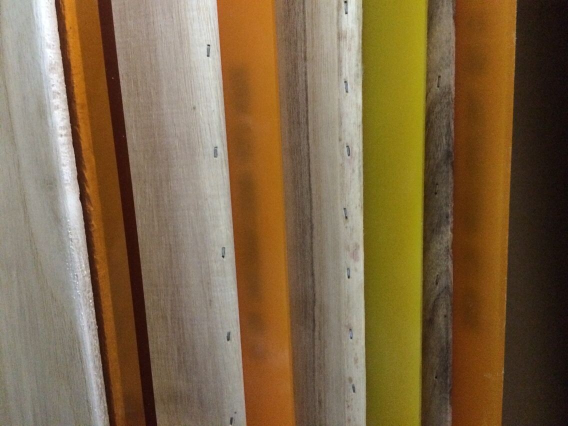 Net Version Print Handmade Scraper Wood Handle Scraper Ink Net Version Print Squeegee scraper Squeegee Printed Scraper