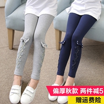 Girls leggings autumn 14 wear 5 little girl pants 6-7 thickened 8 Korean version 9-year-old children 12 spring and autumn 10