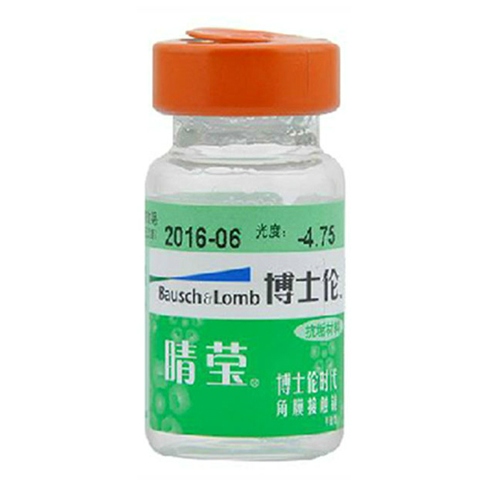 买2赠盒 博士伦近视隐形眼镜睛莹年抛1片装TF