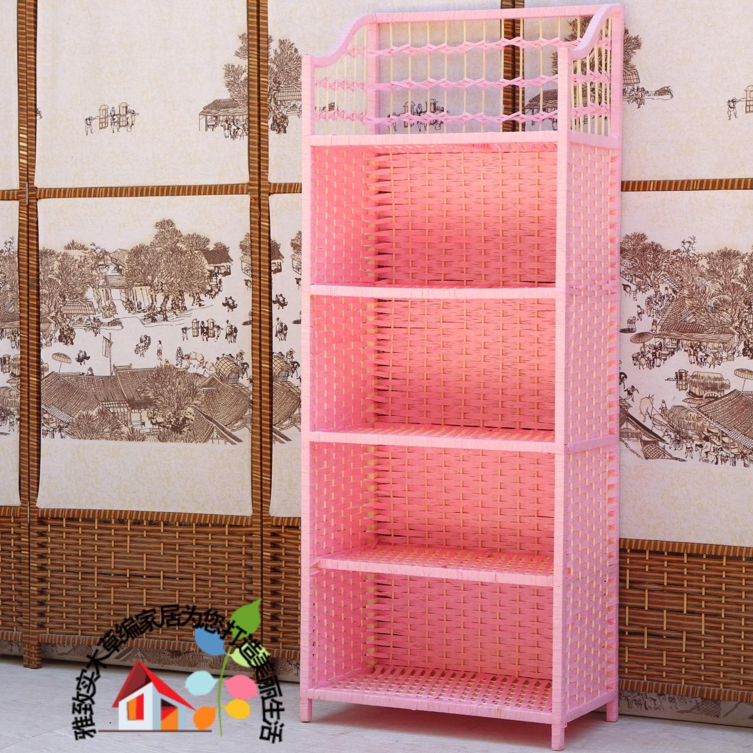 Straw Shoe Rack Storage Cabinet Storage Cabinet Bed Cabinet Color