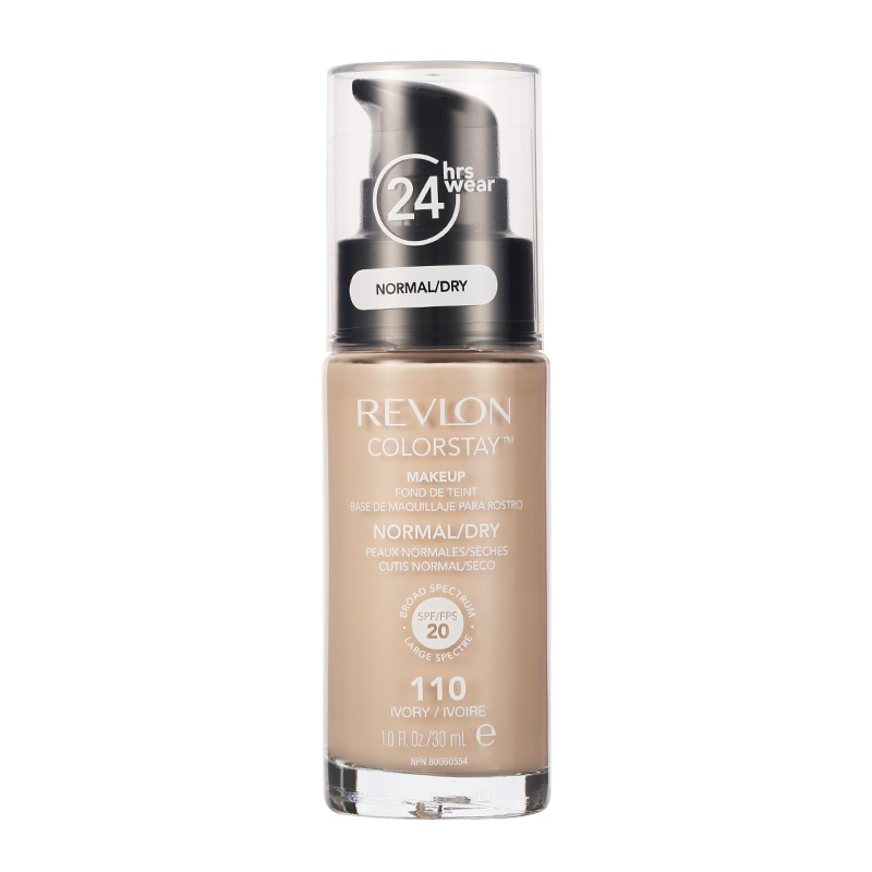 美国Revlon/露华浓粉底液不脱色保湿遮瑕美白持久控油防30ml