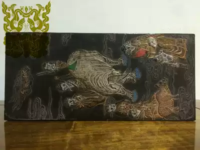 (Mo Yatang)Received a large collection of ink-(Writing sutra ink)-lsquo Hui ink rsquo Old ink ingot