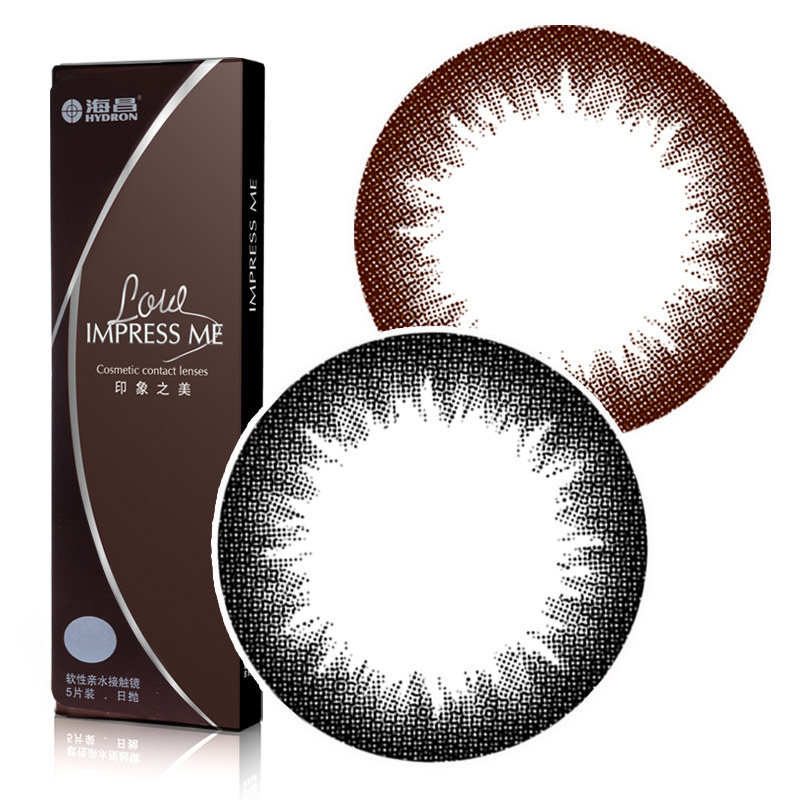 海昌美瞳日抛印象之美混血大直径彩色隐形近视眼镜5片