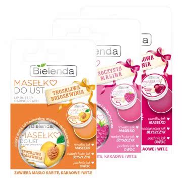 Bielenda 碧尔兰达 甜蜜果漾 润唇3入组(樱桃+蜜台湾官网直邮进口