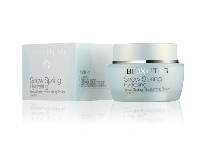bioxutag/碧修堂雪泉补水出水霜50g 保湿 滋润面霜舒缓乳液/面霜