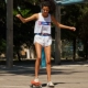 Xiaoxijia GYMNA quần short ánh sáng marathon chống ánh sáng chạy quần nhanh thể thao đào tạo quần thể thao nữ mùa xuân và mùa hè - Quần thể thao quần đùi nam thể thao Quần thể thao