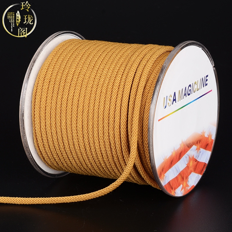 Add-core braided rope 2 5 Milan line emerald pendant rope Manau hanging rope male and female money chain rope sweater rope