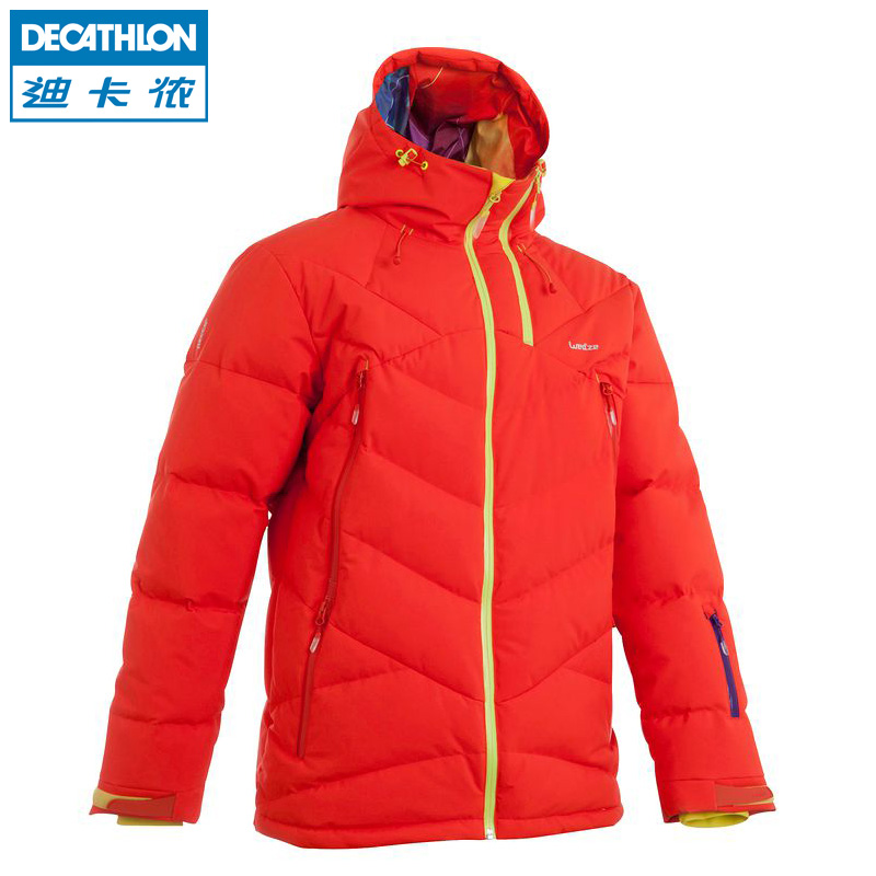 迪卡侬单双板滑雪服男 冬季防风保暖羽绒服 登山冲锋衣WED'ZE