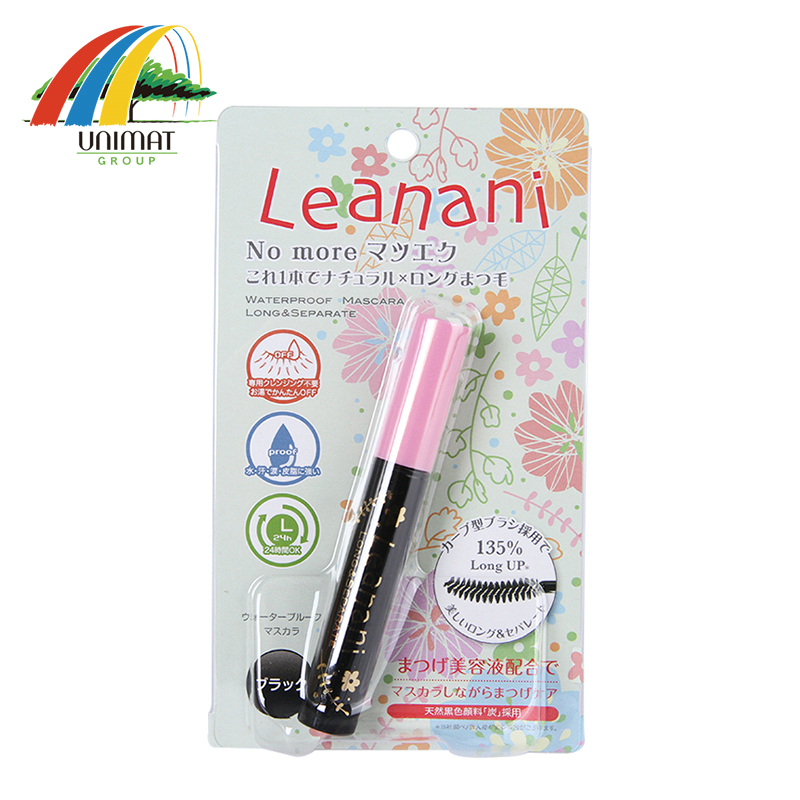 日本发 Leanani 睫毛膏自然纤长型 化妆品 滋养 轻松卸妆 黑色