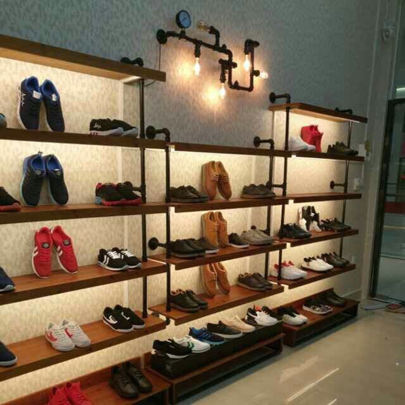 Usd 76 43 Mall Shoe Rack Custom Solid Wood Bag Display Mall Shoe Rack Custom Solid Wood Bag Display Clothing Children S Shoes