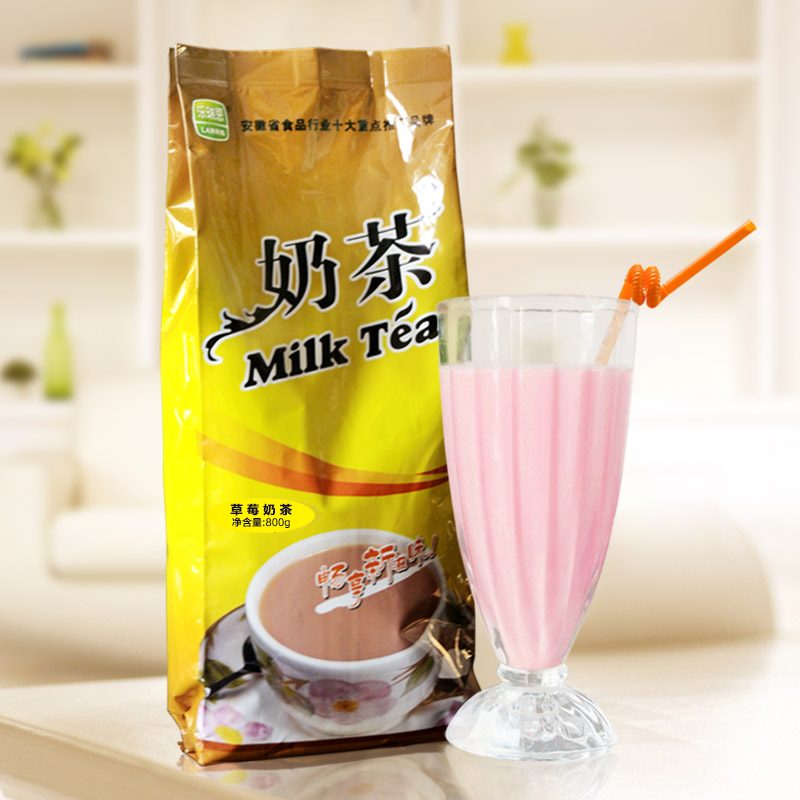 Купить Мешках чая 800 г мешки мгновенного клубничный молочный чай ...