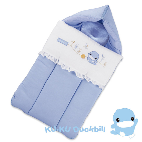 台湾官网直邮进口[KU.KU酷咕鸭]豪华多功能手抱被(两色可选)