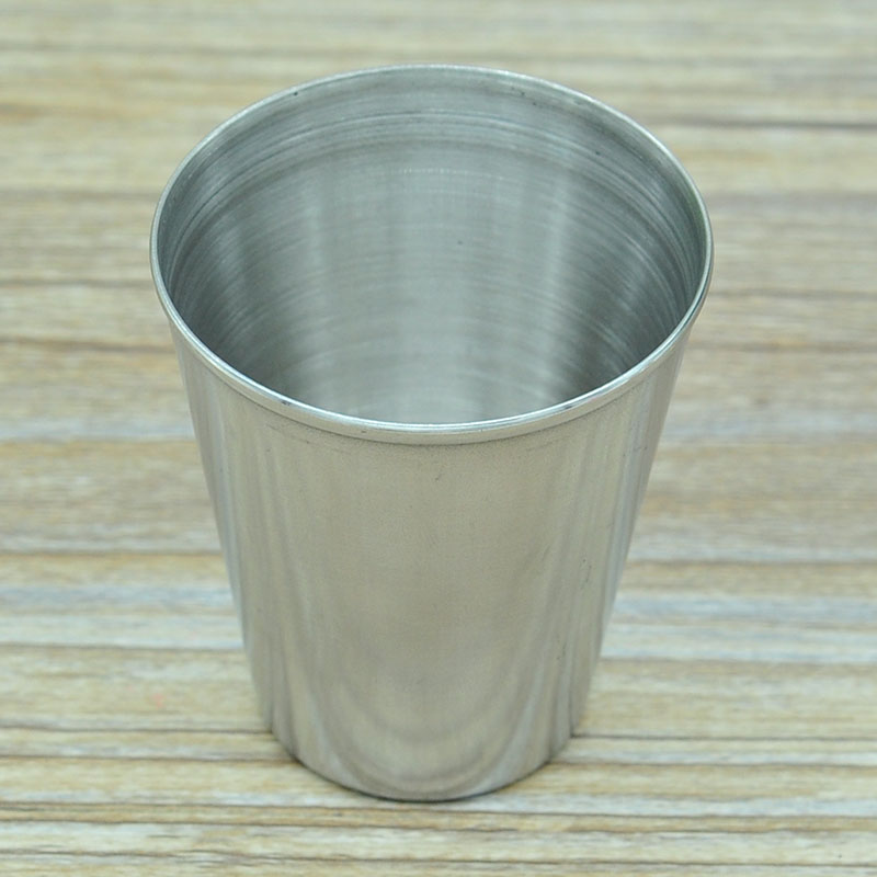 Portable stainless steel Litvinery glass Wine Glass Small Wine Glass Wine With 2 Oz White Steel Cups 22g