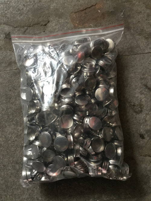 Anti-theft door accessories Anti-theft door frame cover door hole cover expansion screw hole cover cement hole stainless steel cover