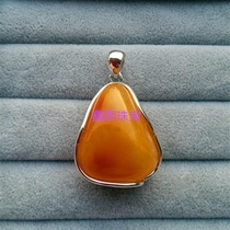 To make a custom-made sterling silver accompanying hand-edging pendant processing beeswax turquoise all kinds of gems can be European and American