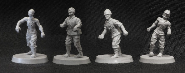 Micro-Fiction Sandboard Game Assembly Model 28MM Proportion 1 48 dust tactics congeners