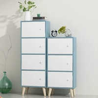 Với hiện đại tủ sách nhỏ gọn cửa phòng ngủ kệ sách kệ sách kệ hạ cánh sinh viên sáng tạo đơn giản kết hợp kệ sách nhỏ - Buồng tủ sách đẹp