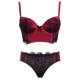 Bộ đồ lót dạ dày sang trọng / Điều chỉnh cơ thể Điêu khắc Lông mi tuyệt đẹp Ren + Satin set đồ lót đẹp Bộ đồ lót