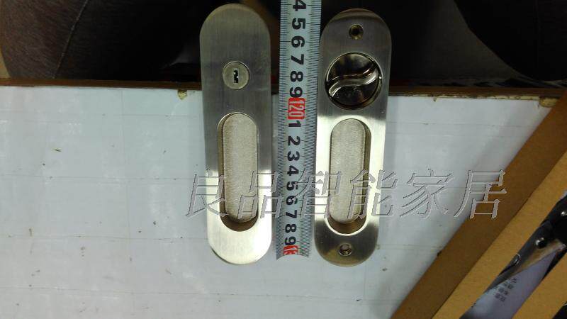 German West Card Door Lock ● West Card Lock Round Stainless Steel Wire Drawing Mobile Door Lock Pull Door Lock With Barb