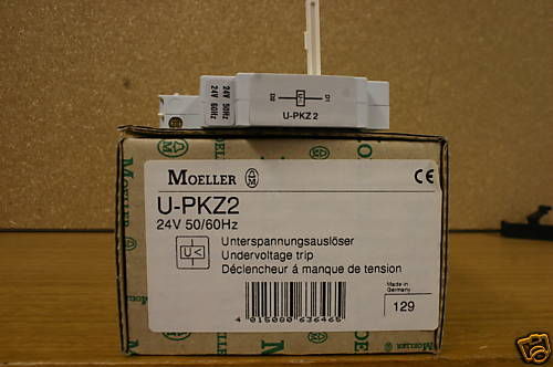 Brand new original Imton Mueller motor protection breaker undervoltage tripper U-PKZ2 DC24V