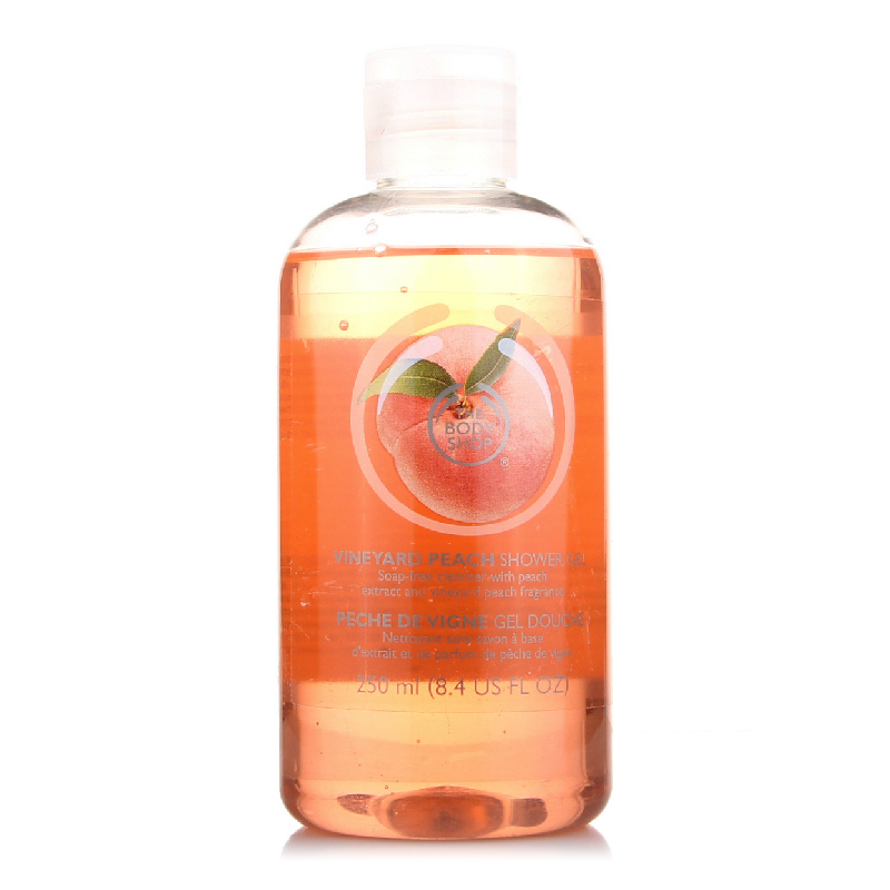 The Body Shop/美体小铺 限量版水蜜桃身体沐浴露 250ml 清爽滋润