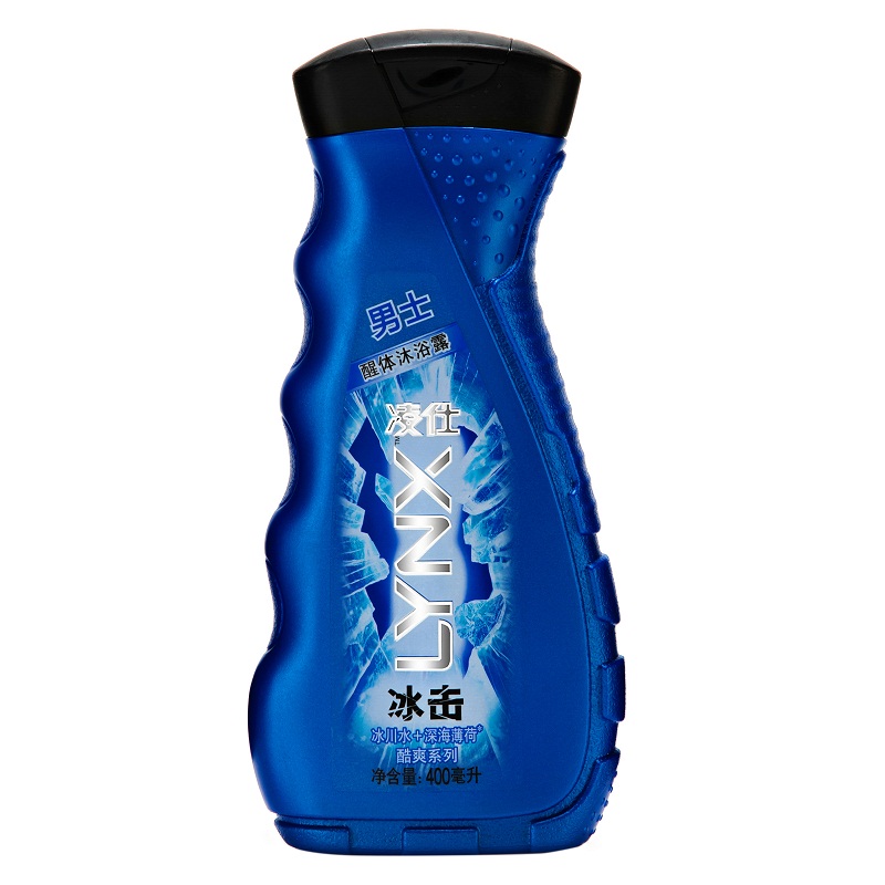 【天猫超市】LYNX/凌仕男士醒体沐浴露冰击400ml含冰川水深海薄荷