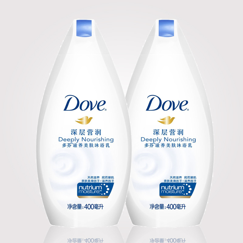 洗护Dove/多芬深层营润滋养美肤沐浴乳400ml*2瓶沐浴露正品包邮